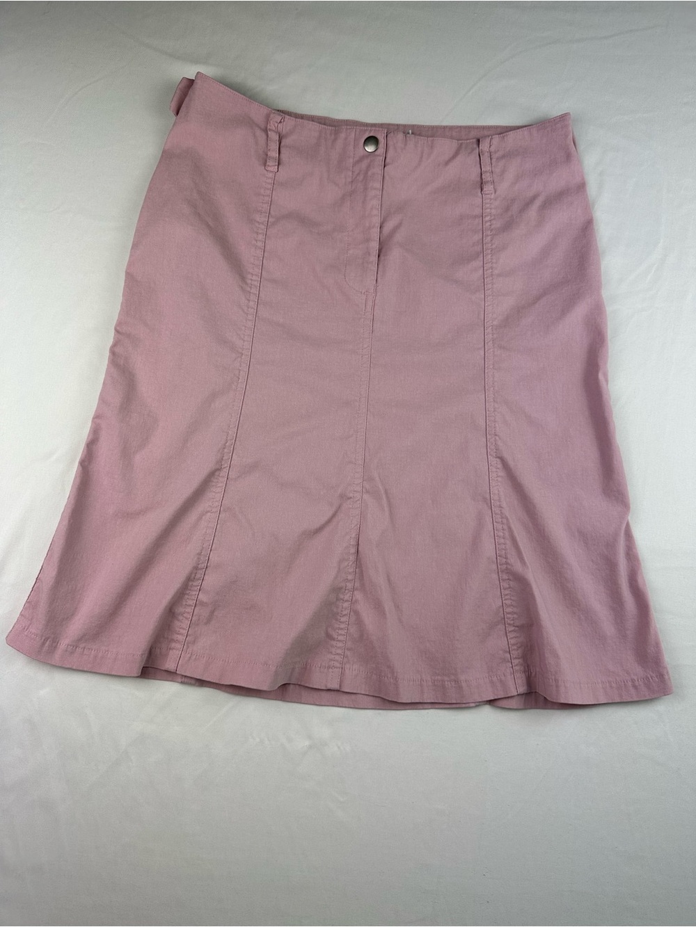 Barbiecore Pink Midi Skirt Panelled | Y2K Boho Chic A-Line Preppy Coquette 90s 8